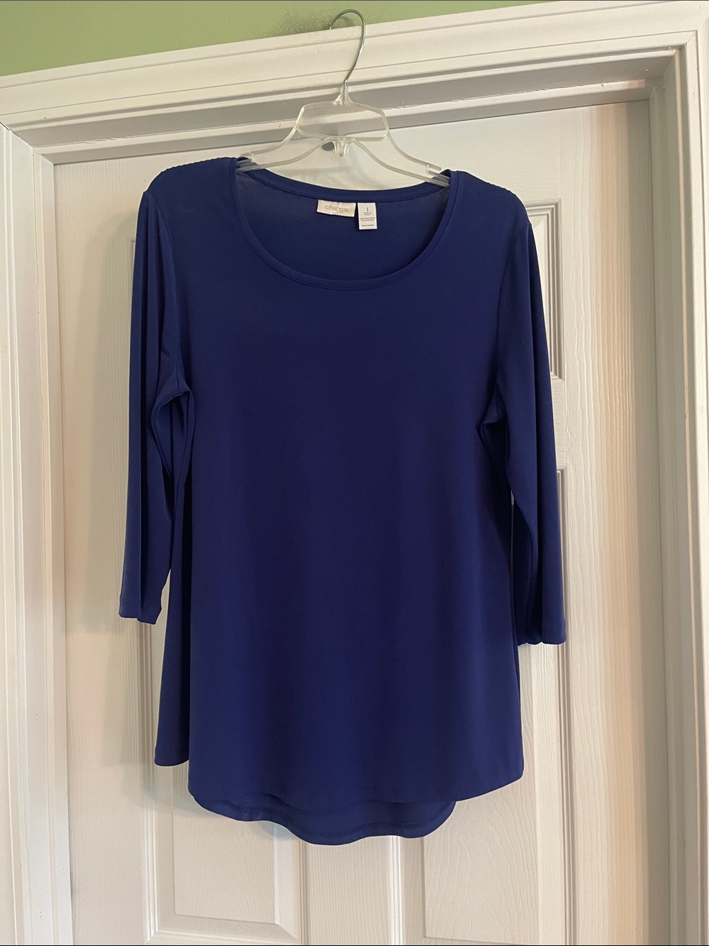 Chico’s Scoop Neck Tunic Top Size Medium